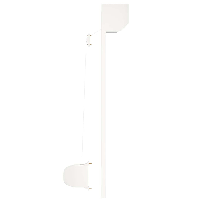 Obturator rulant Manual Alb 70 x 100 cm Aluminiu și Poliuretan WALTI