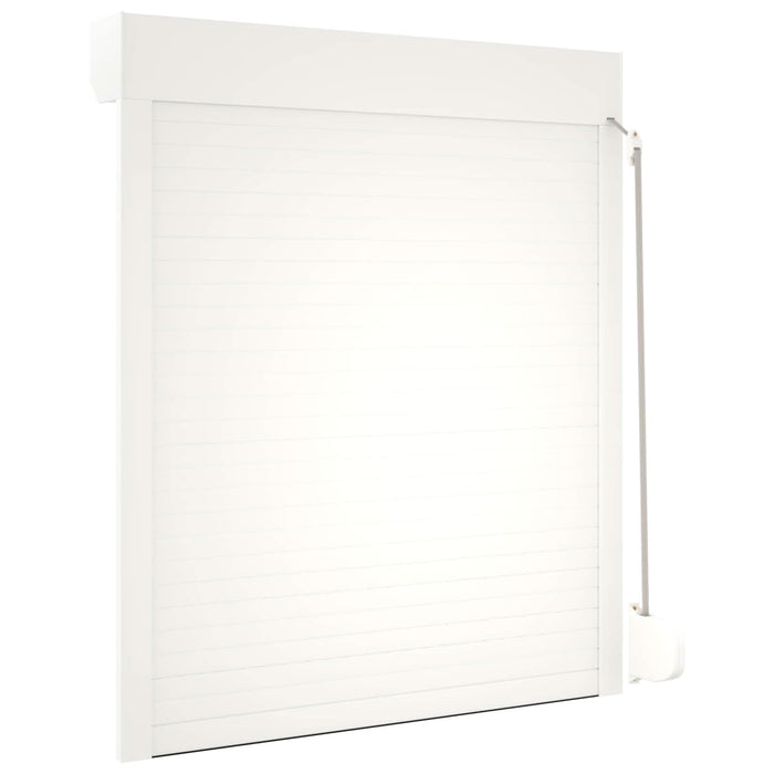 Obturator rulant Manual Alb 100 x 130 cm Aluminiu și Poliuretan - WALTI WALTI