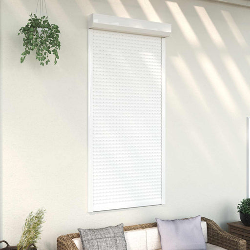 Obturator rulant Manual Alb 100 x 210 cm Aluminiu și Poliuretan - WALTI WALTI