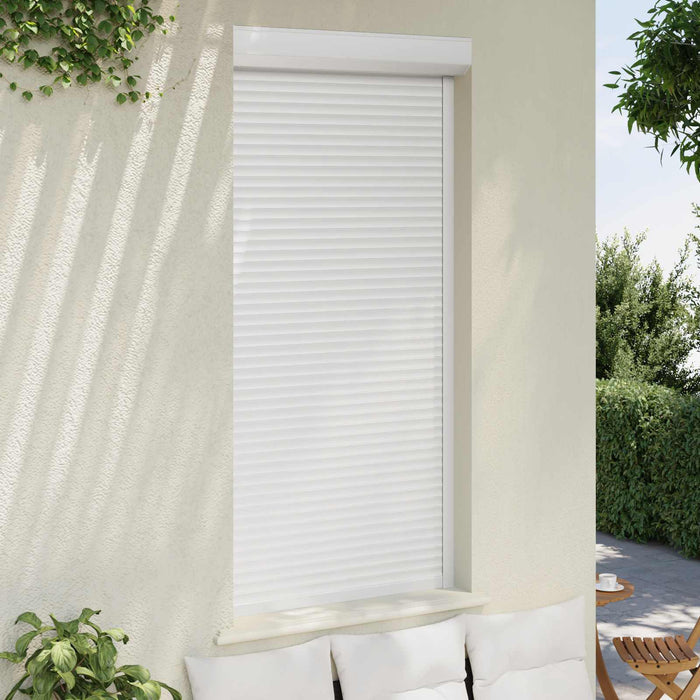 Obturator rulant Manual Alb 100 x 210 cm Aluminiu și Poliuretan - WALTI WALTI