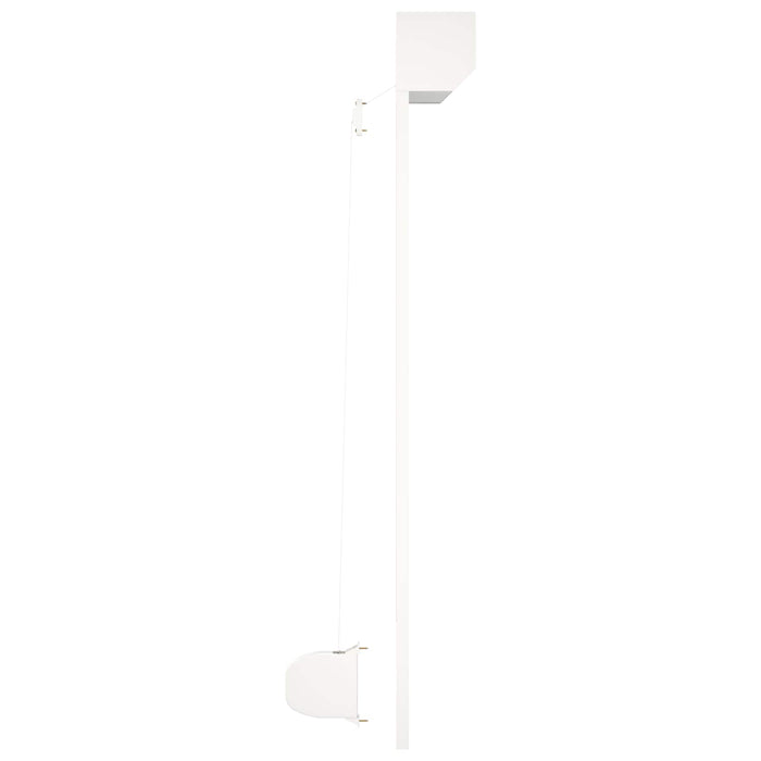 Obturator rulant Manual Alb 110 x 130 cm Aluminiu și Poliuretan WALTI