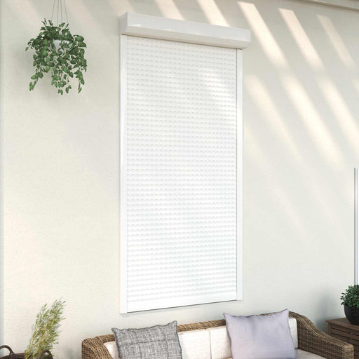 Obturator rulant Manual Alb 110 x 220 cm Aluminiu și Poliuretan - WALTI WALTI