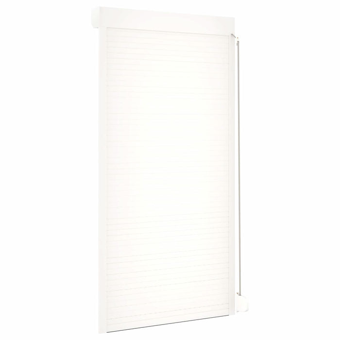 Obturator rulant Manual Alb 110 x 220 cm Aluminiu și Poliuretan - WALTI WALTI
