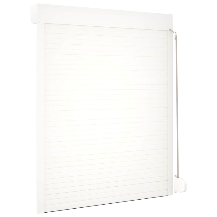 Obturator rulant Manual Alb 120 x 150 cm Aluminiu și Poliuretan WALTI