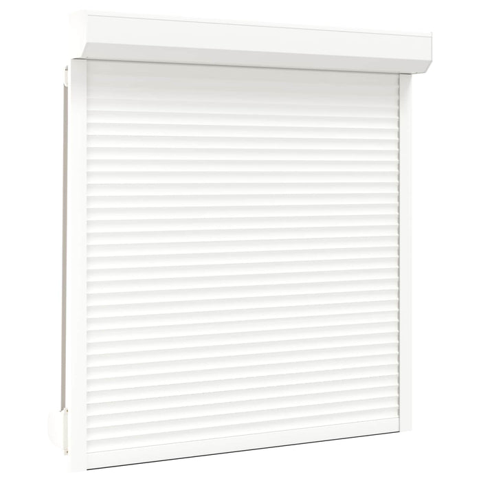 Obturator rulant Manual Alb 130 x 140 cm Aluminiu și Poliuretan WALTI