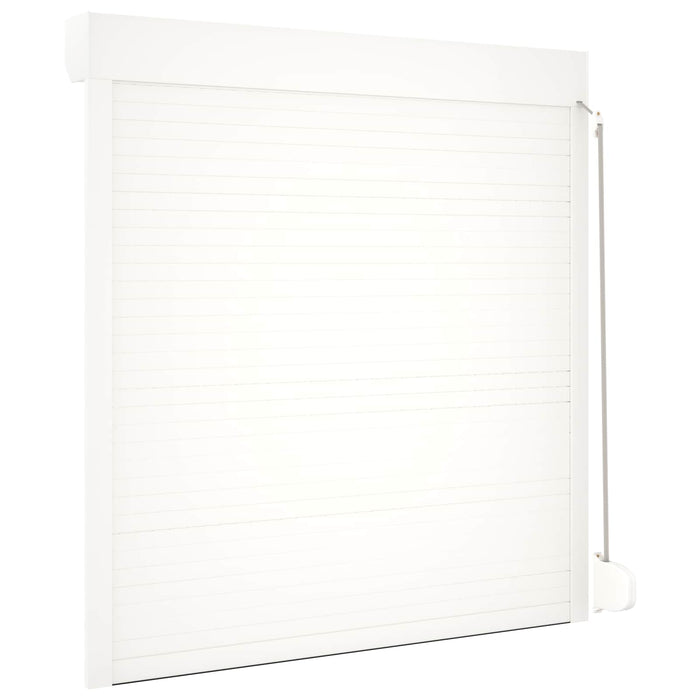Obturator rulant Manual Alb 130 x 140 cm Aluminiu și Poliuretan WALTI