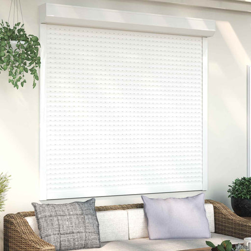 Obturator rulant Manual Alb 160 x 150 cm Aluminiu și Poliuretan - WALTI WALTI