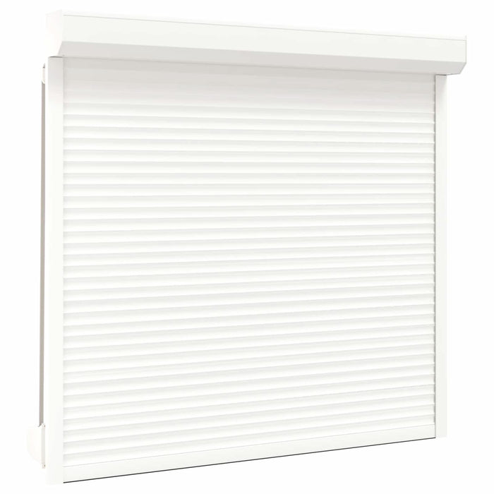 Obturator rulant Manual Alb 160 x 150 cm Aluminiu și Poliuretan - WALTI WALTI