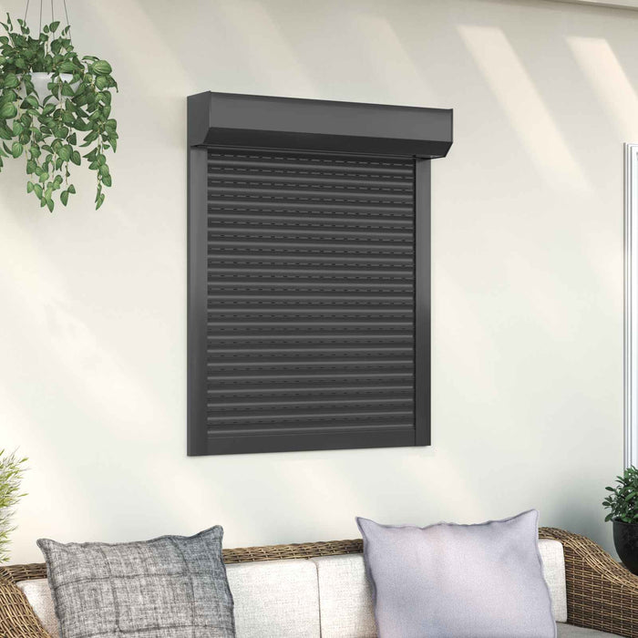 Obturator rulant Antracit 80 x 100 cm Aluminiu și Poliuretan WALTI