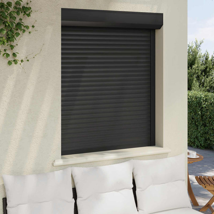 Obturator rulant Antracit 100 x 120 cm Aluminiu și Poliuretan WALTI