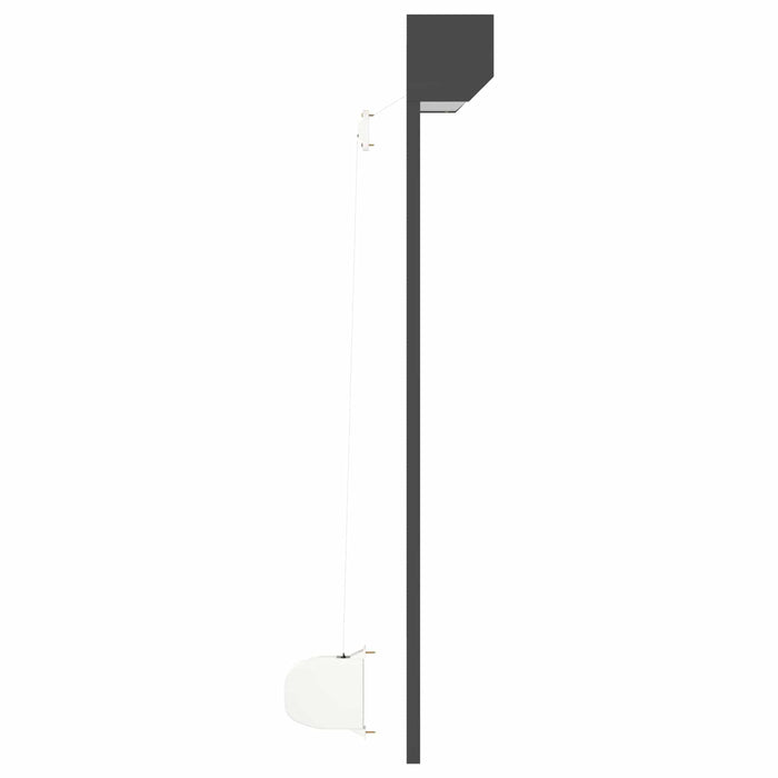 Obturator rulant Antracit 100 x 120 cm Aluminiu și Poliuretan WALTI