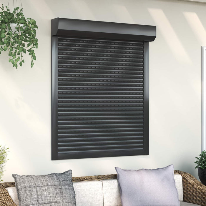 Obturator rulant Antracit 100 x 130 cm Aluminiu și Poliuretan WALTI
