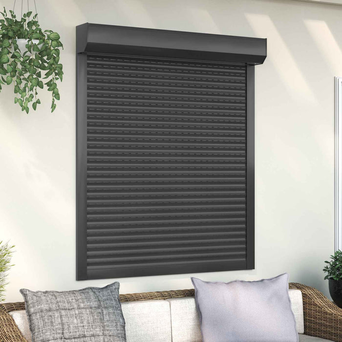 Obturator rulant Antracit 110 x 130 cm Aluminiu și Poliuretan - WALTI WALTI