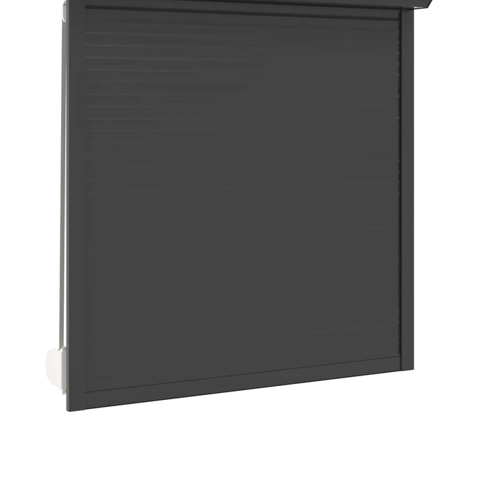 Obturator rulant Antracit 130 x 140 cm Aluminiu și Poliuretan WALTI