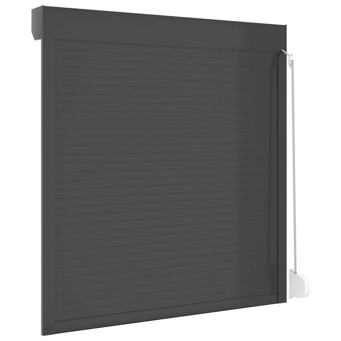 Obturator rulant Antracit 130 x 140 cm Aluminiu și Poliuretan WALTI