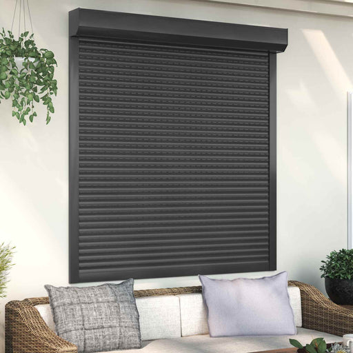 Obturator rulant Antracit 140 x 150 cm Aluminiu și Poliuretan - WALTI WALTI