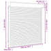 Obturator rulant Antracit 140 x 150 cm Aluminiu și Poliuretan - WALTI WALTI