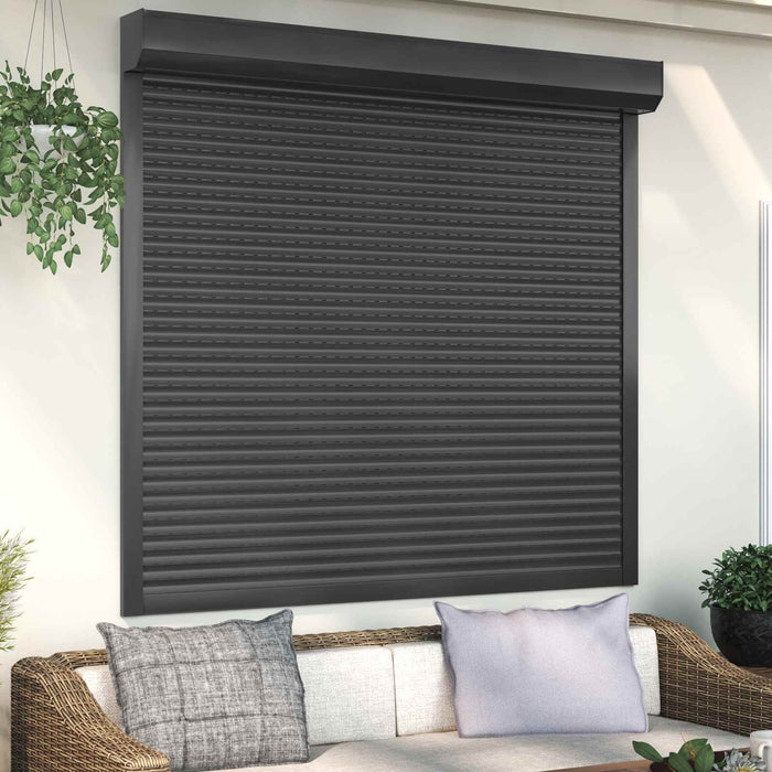 Obturator rulant Antracit 160 x 150 cm Aluminiu și Poliuretan WALTI