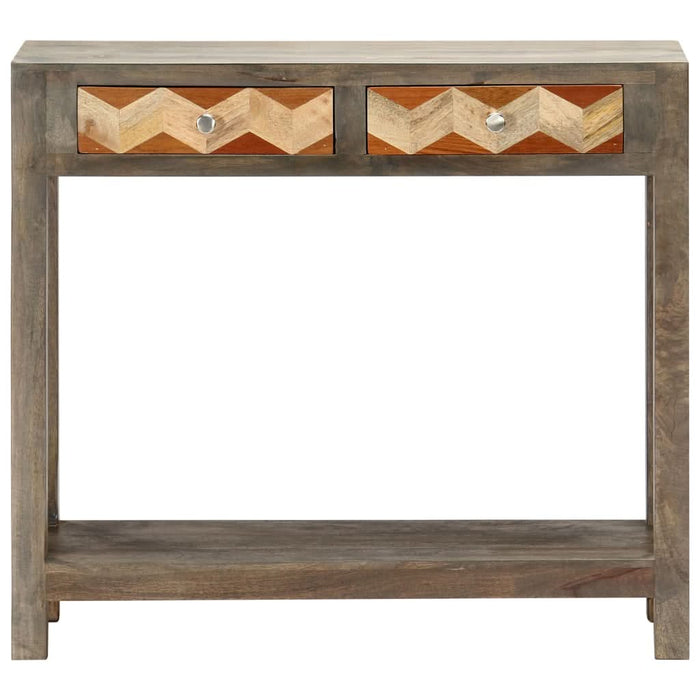 Masă consolă, gri, 86 x 30 x 76 cm, lemn masiv de mango - WALTI WALTI