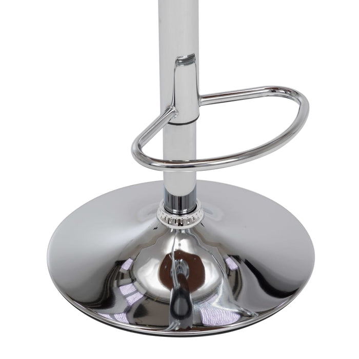 Scaune de bar, 2 buc., crem, lemn curbat și piele ecologică - WALTI WALTI