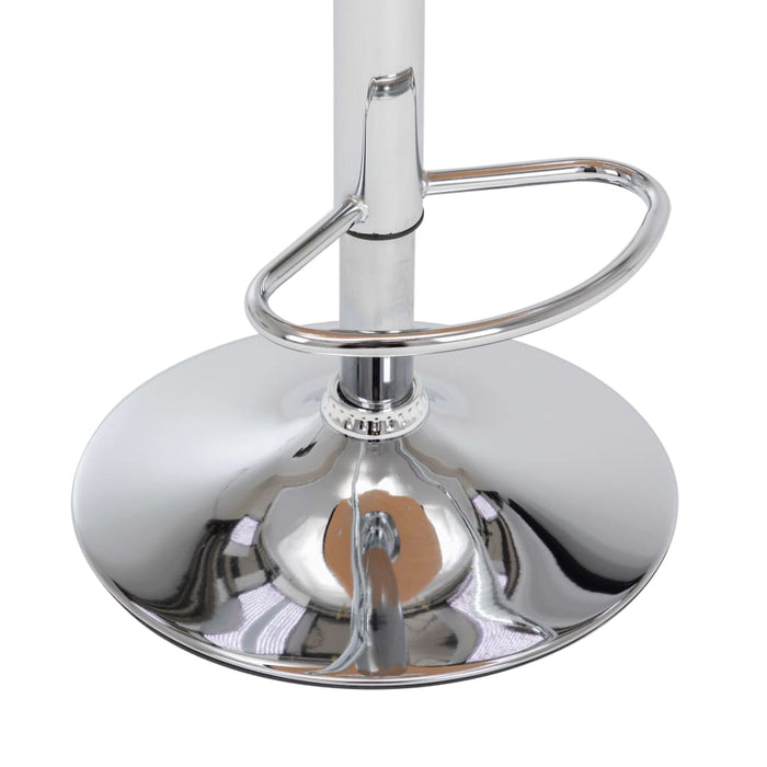 Scaune de bar, 2 buc., crem, lemn curbat și piele ecologică - WALTI WALTI