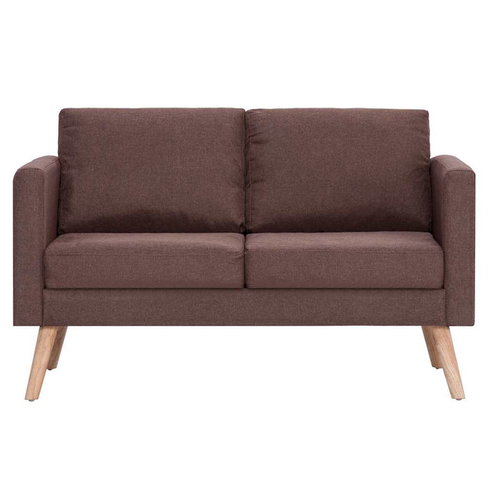 Set de canapele, 2 piese, maro, material textil - WALTI WALTI