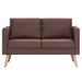 Set de canapele, 2 piese, maro, material textil - WALTI WALTI