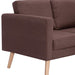Set de canapele, 2 piese, maro, material textil - WALTI WALTI