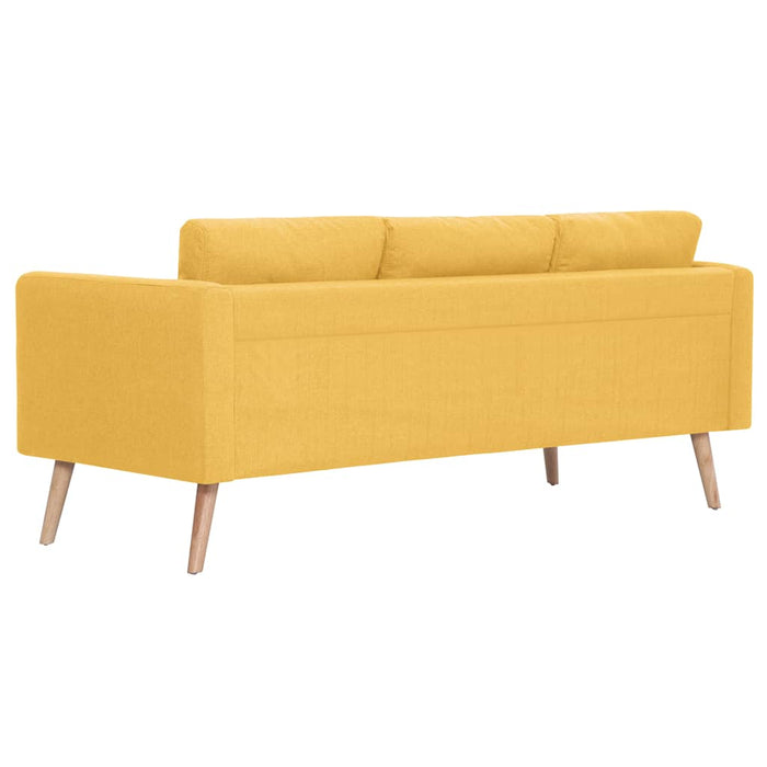 Set de canapele, 2 piese, galben, material textil - WALTI WALTI