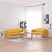 Set de canapele, 2 piese, galben, material textil - WALTI WALTI