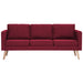 Set de canapele, 2 piese, bordo, material textil - WALTI WALTI