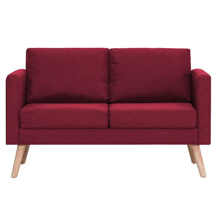 Set de canapele, 2 piese, bordo, material textil - WALTI WALTI