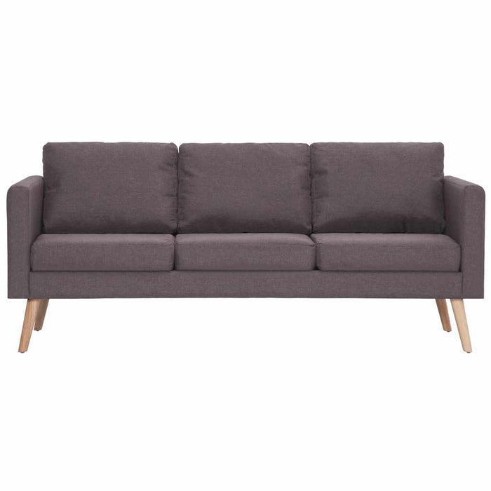Set de canapele, 2 piese, gri taupe, material textil WALTI