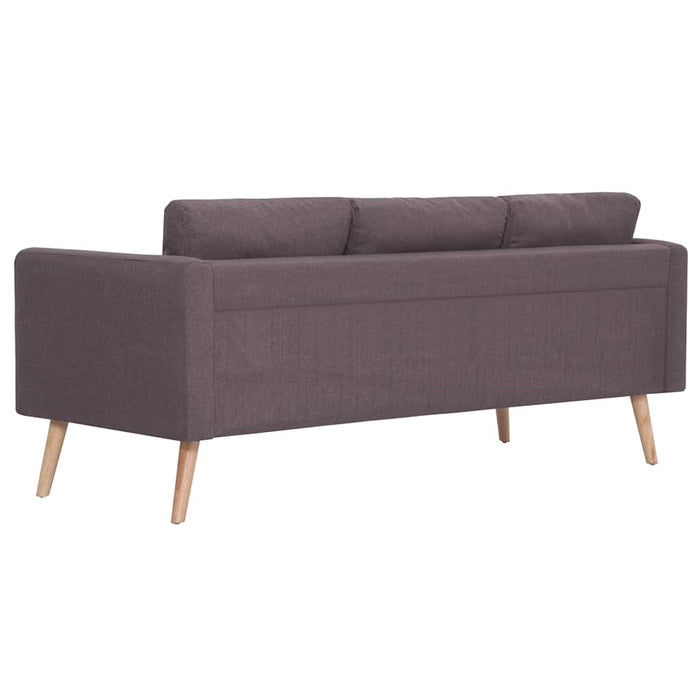 Set de canapele, 2 piese, gri taupe, material textil WALTI