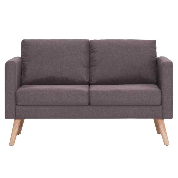 Set de canapele, 2 piese, gri taupe, material textil WALTI