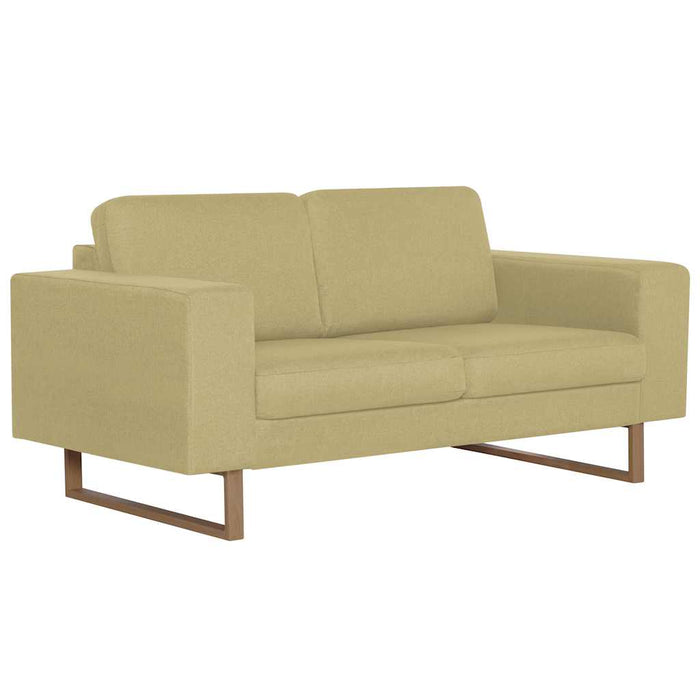 Set de canapele, 2 piese, verde, material textil WALTI