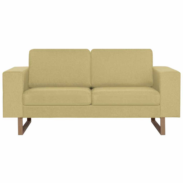 Set de canapele, 2 piese, verde, material textil WALTI