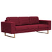 Set de canapele, 2 piese, bordo, material textil - WALTI WALTI