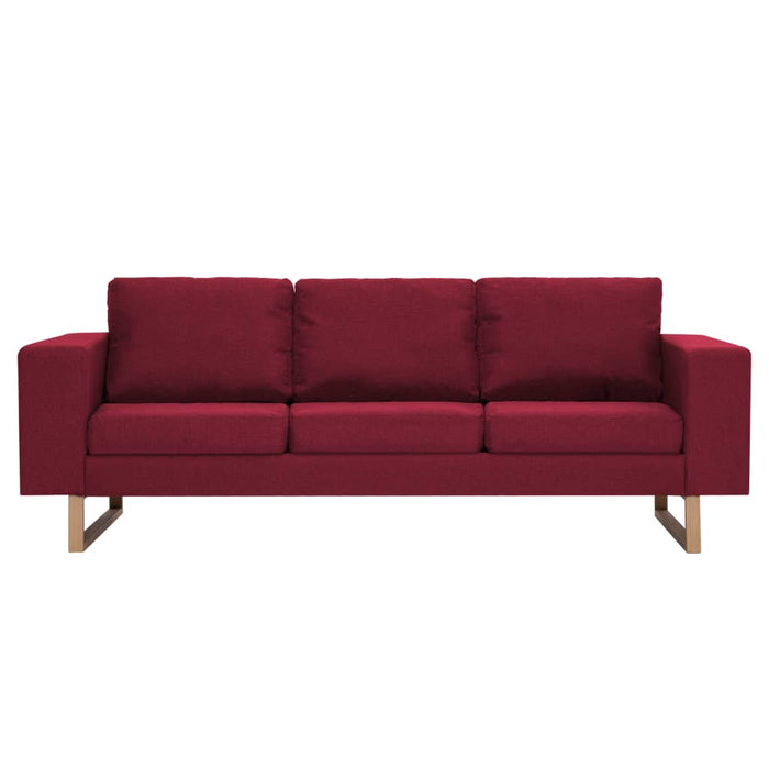Set de canapele, 2 piese, bordo, material textil - WALTI WALTI