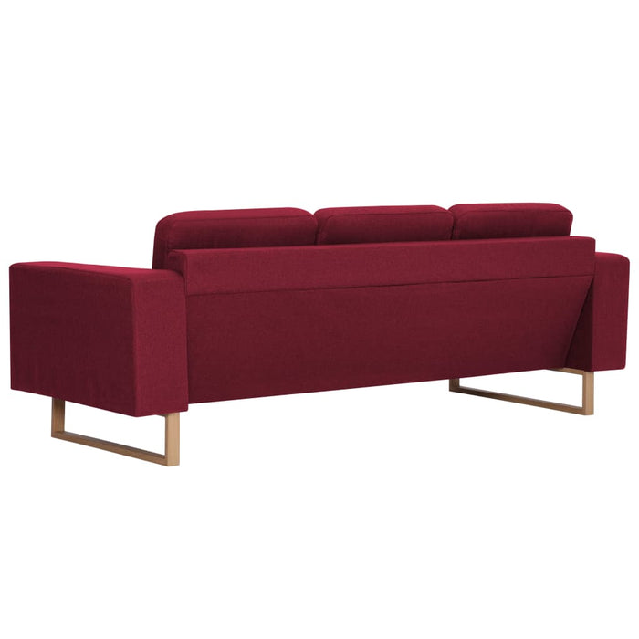 Set de canapele, 2 piese, bordo, material textil - WALTI WALTI