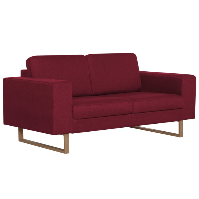 Set de canapele, 2 piese, bordo, material textil - WALTI WALTI