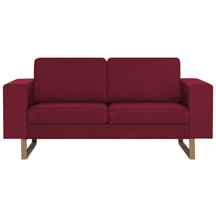 Set de canapele, 2 piese, bordo, material textil - WALTI WALTI