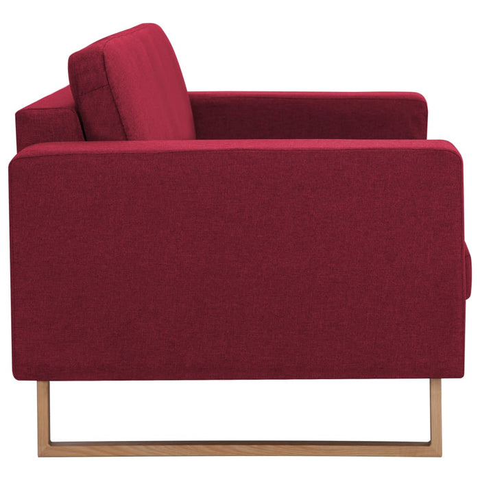 Set de canapele, 2 piese, bordo, material textil - WALTI WALTI