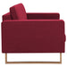 Set de canapele, 2 piese, bordo, material textil - WALTI WALTI