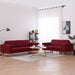 Set de canapele, 2 piese, bordo, material textil - WALTI WALTI