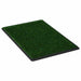 Toaletă animale companie tavă & gazon artificial 76x51x3cm WC - WALTI WALTI