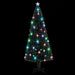 Brad de Crăciun pre-iluminat cu suport, 210 cm, fibră optică - WALTI WALTI