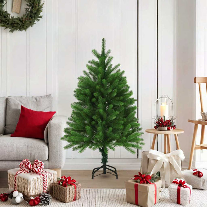 Brad de Crăciun artificial ace cu aspect natural 120 cm verde - WALTI WALTI