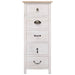 Dulap lateral, 35 x 25 x 87 cm, lemn de paulownia - WALTI WALTI