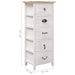 Dulap lateral, 35 x 25 x 87 cm, lemn de paulownia - WALTI WALTI